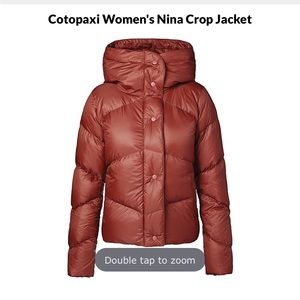 Women’s Nina Down Cropped Jacket XS Rust